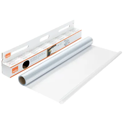 Feuilles tableau 60 x 80 cm transparent effaçable Nobo Instant - Paquet de 25 feuilles - Porte-affiches adhésifs