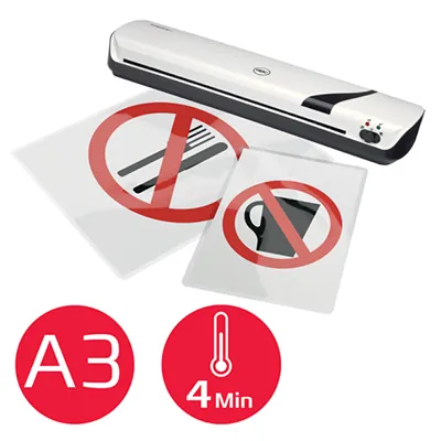 Plastifieuse Inspire+ A3 GBC blanc - Plastifieuses-3