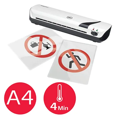 Plastifieuse A4 Inspire+ GBC 4-en-1 8 pièces - Blanc - Plastifieuses-4