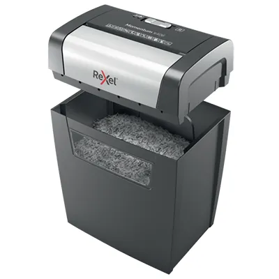 Destructeur de documents Rexel Momentum X406 coupe croisée DIN P4 6 feuilles 15L – Broyeur papier - Destructeurs de documents-1