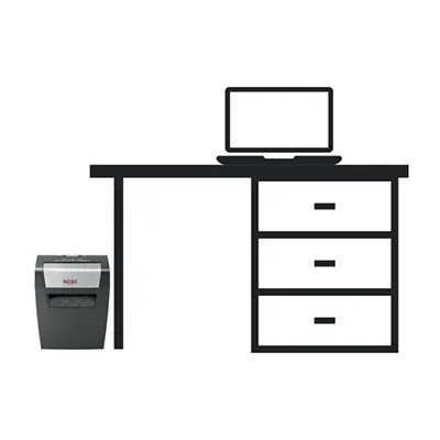Destructeur de documents Rexel Momentum X406 coupe croisée DIN P4 6 feuilles 15L – Broyeur papier - Destructeurs de documents-5