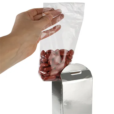 Sachet confiserie fond carton 10 x H 22 cm PP 35µ thermoscellable — Paquet de 100 - Sachets bonbon, Sachets confiserie-3