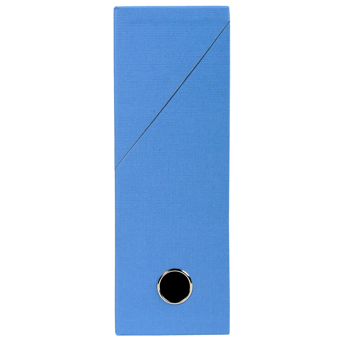 Boîte de transfert A4 Dos 90 mm carton toilé couvercle abattant et oeillet Exacompta - Bleu clair - Boîtes archives, Boîtes de transfert-1
