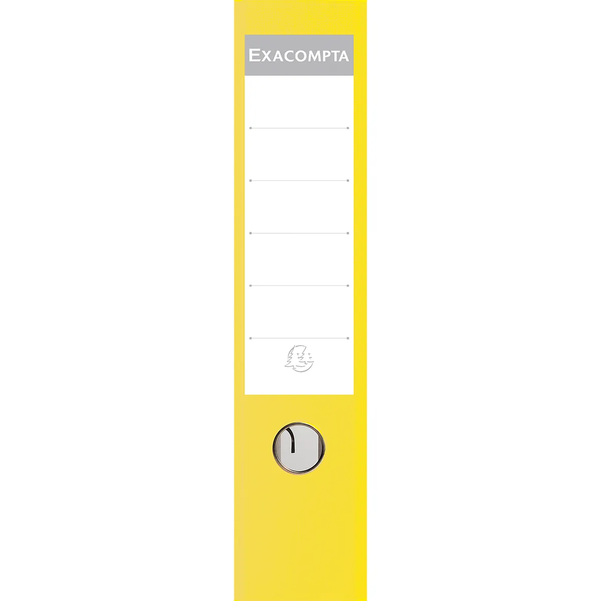 Classeur à Levier A4 Dos 75mm polypropylène Exacompta - Capacité 760 feuilles - Jaune - Classeurs à levier, Classeurs A4-1