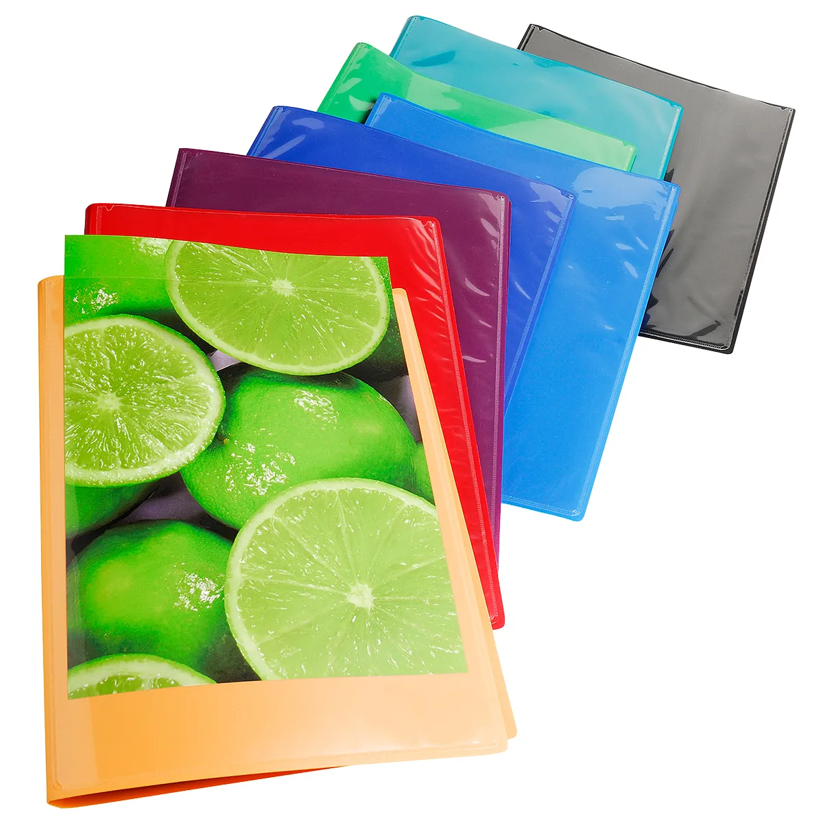 Porte vues personnalisable KreaCover A4 - 40 Vues (20 Pochettes) - Protège documents - Coloris assortis - Protèges-documents, Porte-vues-1