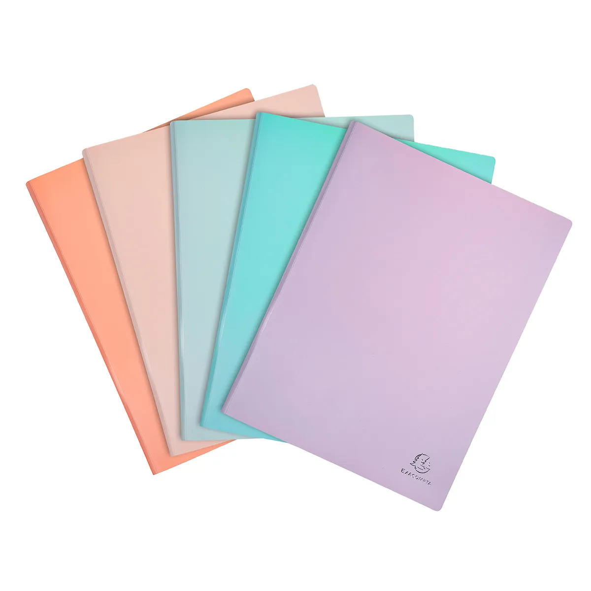 Protège-documents 60 vues Pastel Aquarel A4 - Protèges-documents, Porte-vues