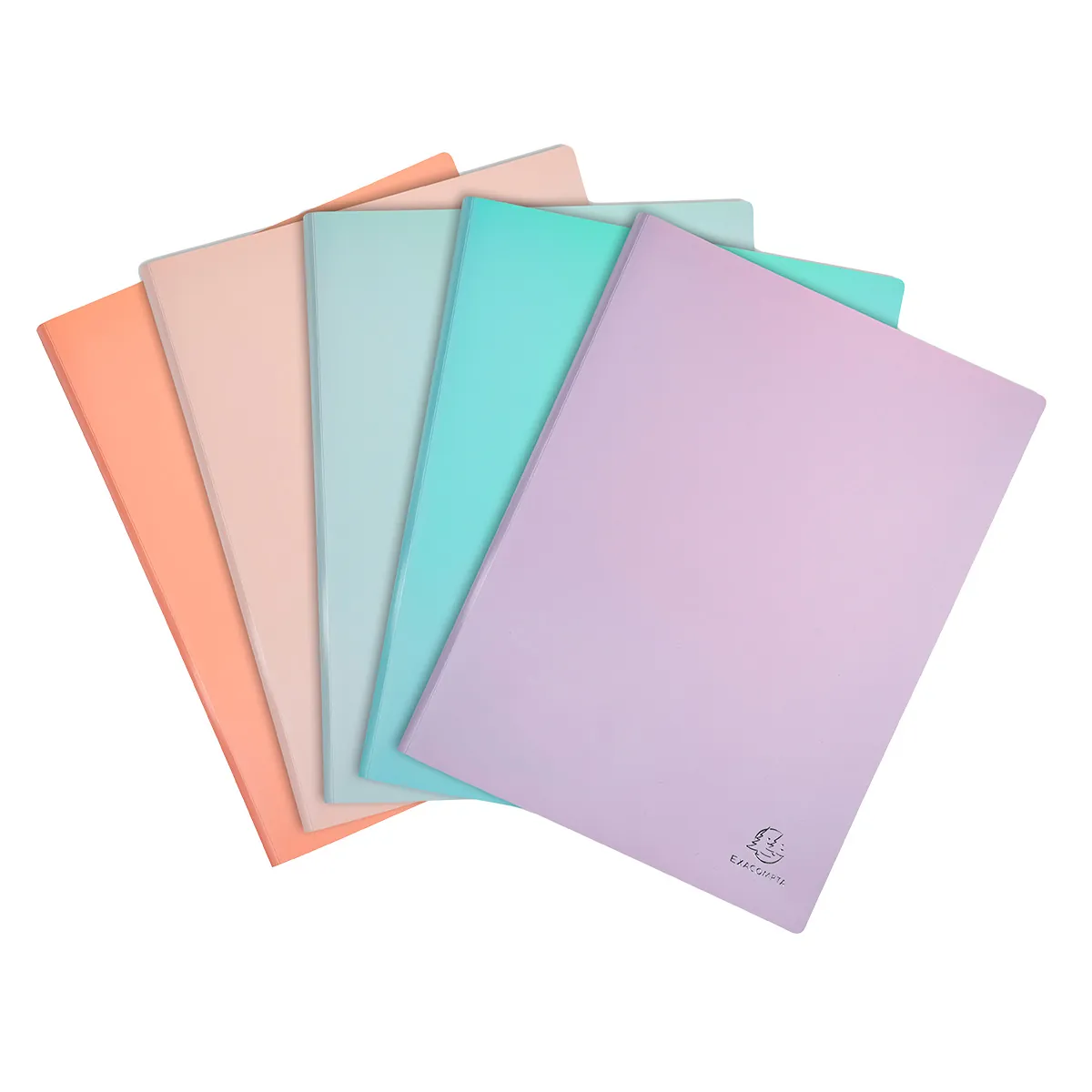 Protège-documents 80 vues Pastel Aquarel A4 - Protèges-documents, Porte-vues