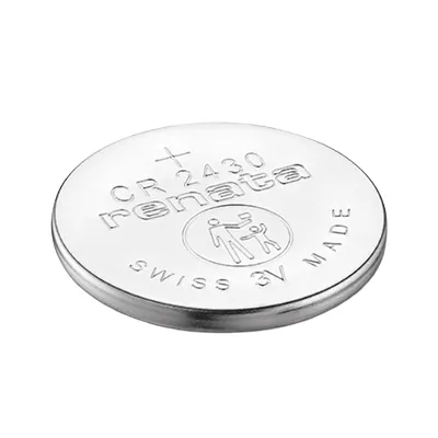 Pile bouton lithium CR2430 3V 285mAh 24 mm - Renata - Piles-2