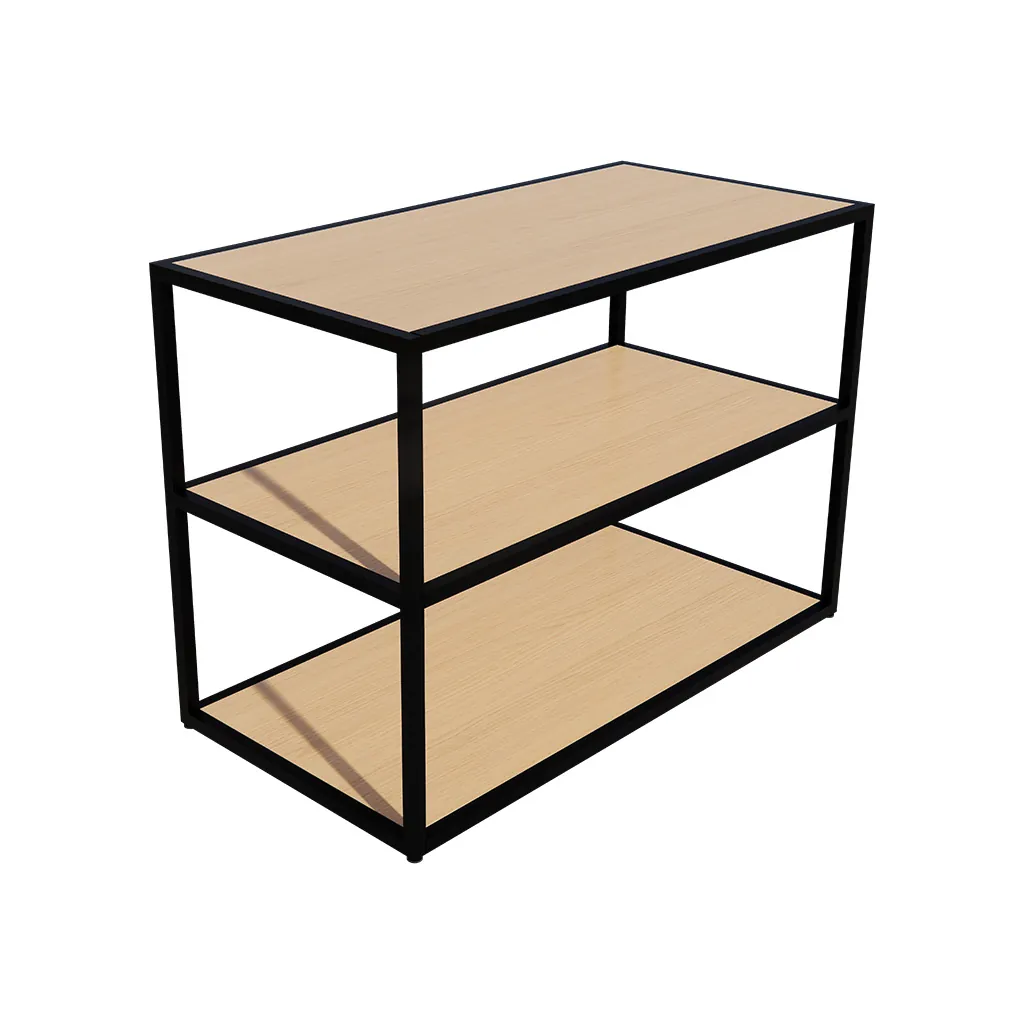 Plateau mélaminé chêne Vicenza 114,5 x 54,5 cm – pour table Square, rayonnage magasin - Tablettes Bois Mélaminé-1