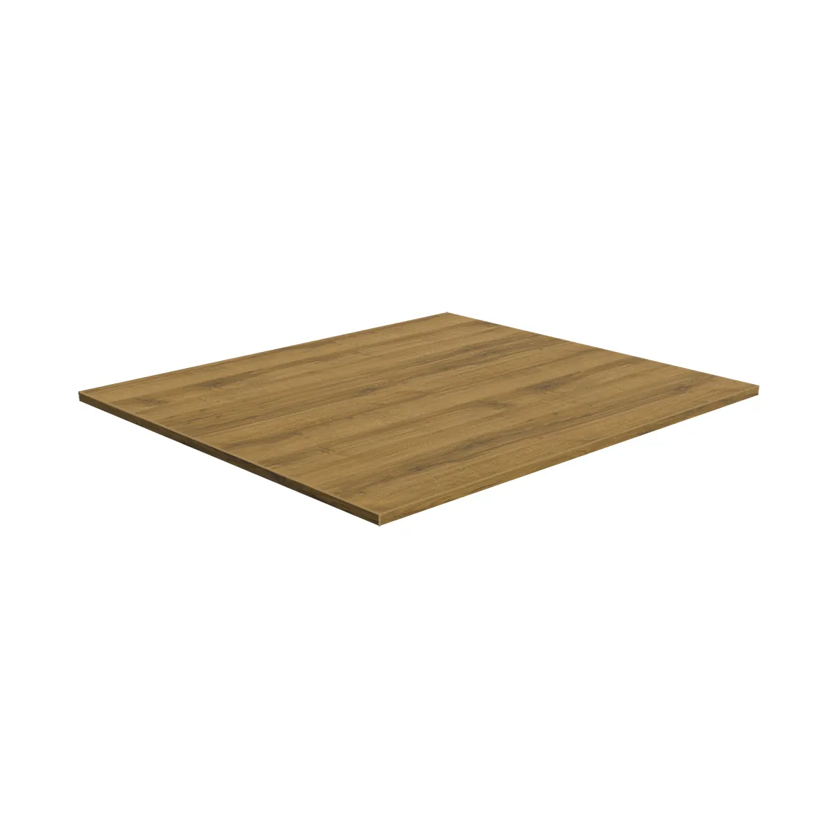 Plateau chêne Sherman 97,5 x 84,7 cm pour gondole centrale Square 100 - Tablettes Bois Mélaminé