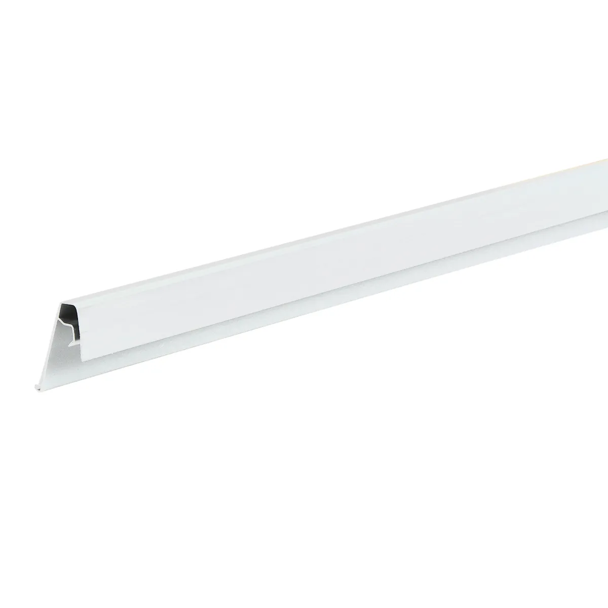 Porte-étiquette PVC pour panier fil clipsable 100 x 40 mm - Blanc - Lot de 50 - Porte-étiquettes pour corbeilles et tiges-1