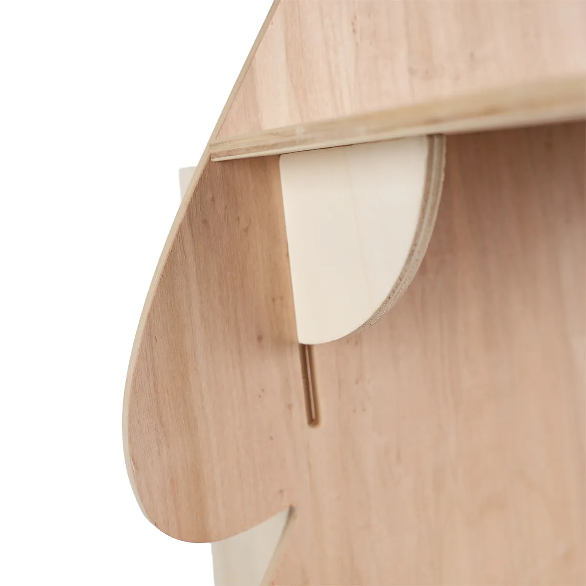 Étagère sapin bois peuplier 80 x 41 x H 140 cm - Présentoir bois - Étagères en bois-3