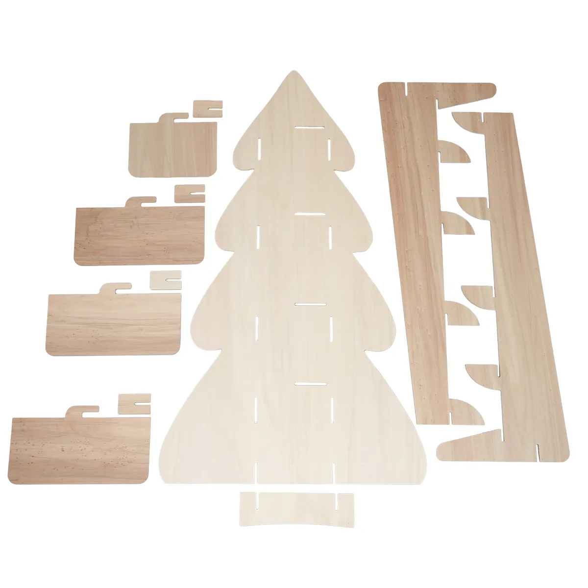 Étagère sapin bois peuplier 80 x 41 x H 140 cm - Présentoir bois - Étagères magasins, Présentoirs bois-8