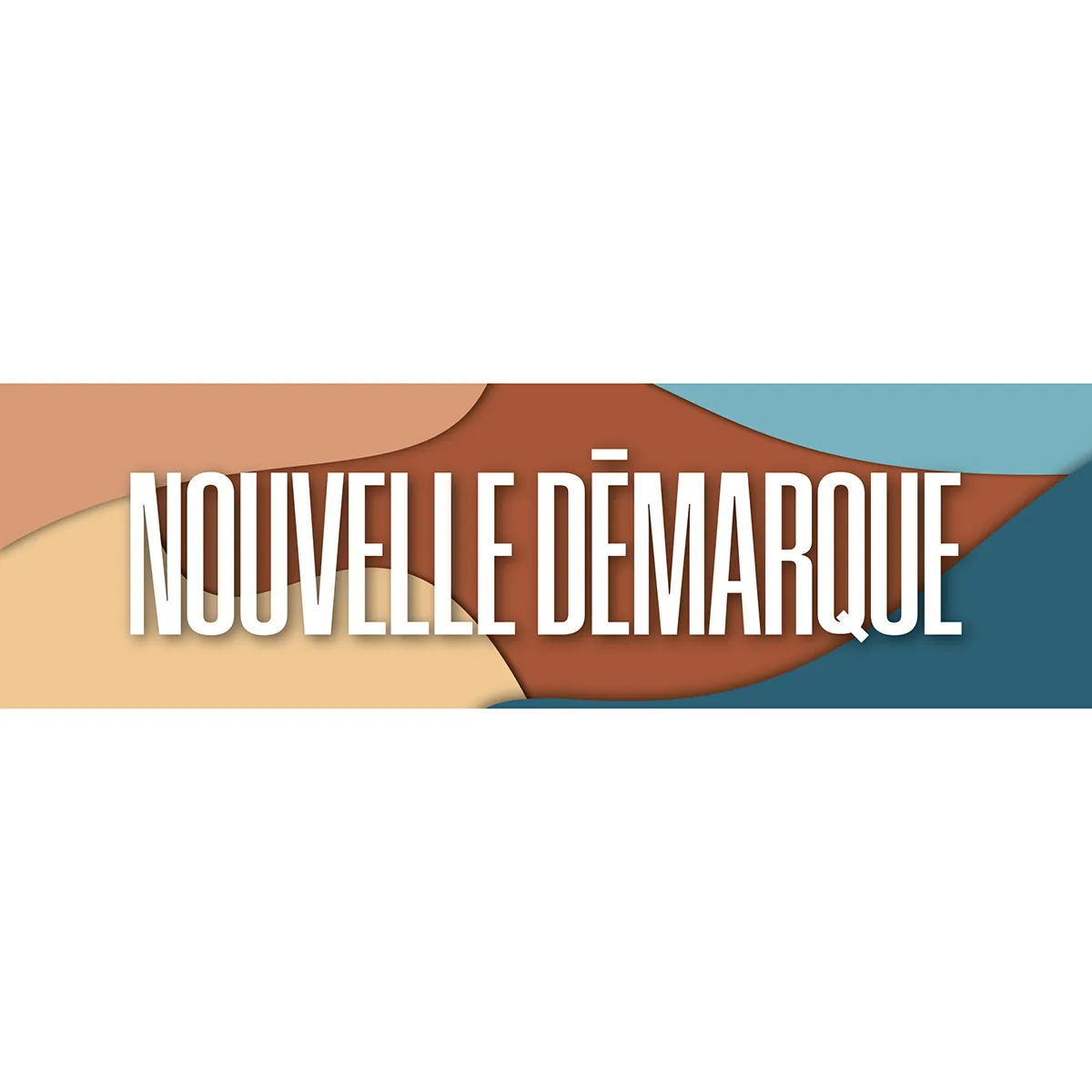 Affiche NOUVELLE DÉMARQUE nature organique 80 x 25 cm papier ½ mat 170g - Affiches démarques