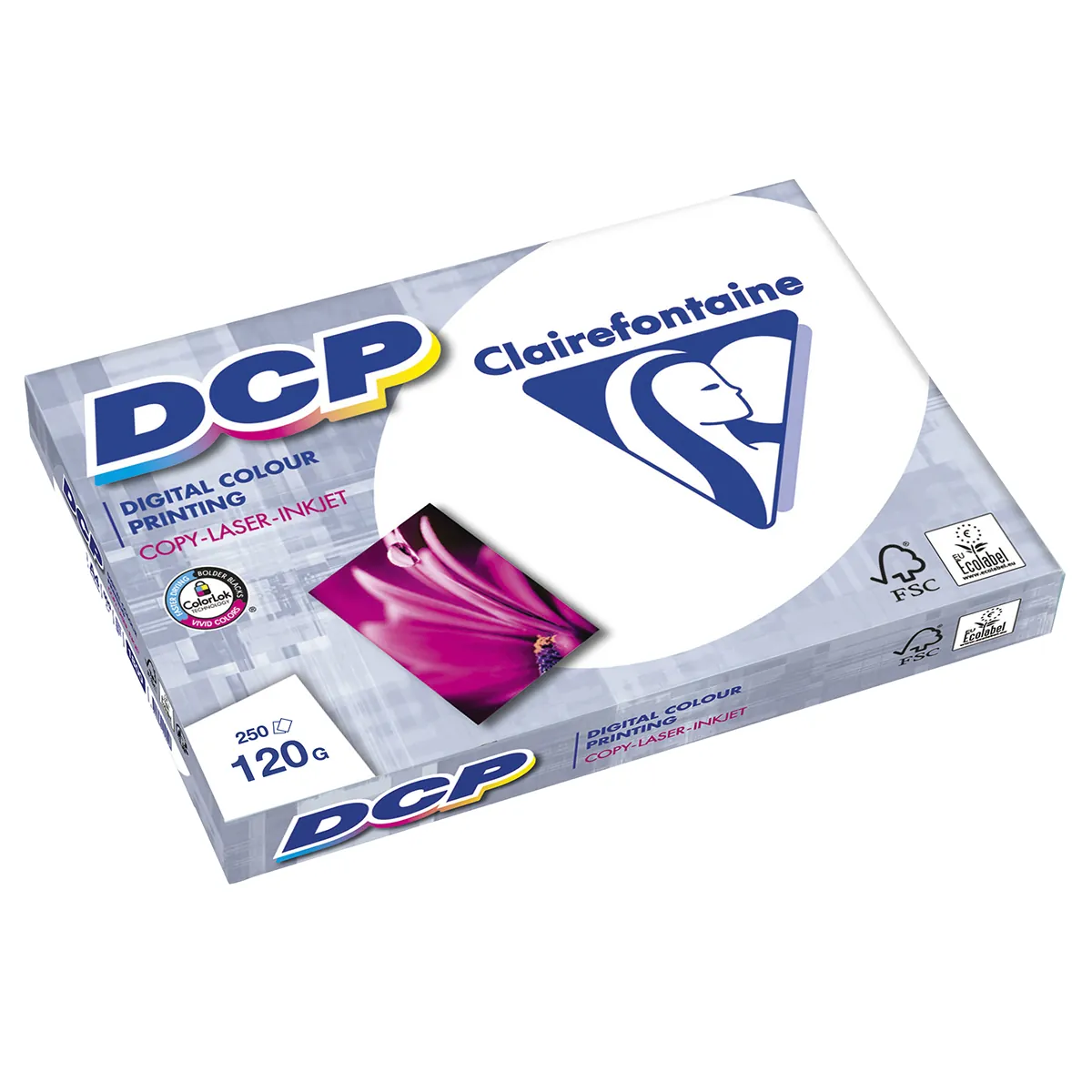 Papier A3 blanc 120g Clairefontaine DCP - Ramette de 250 feuilles - Papier imprimante