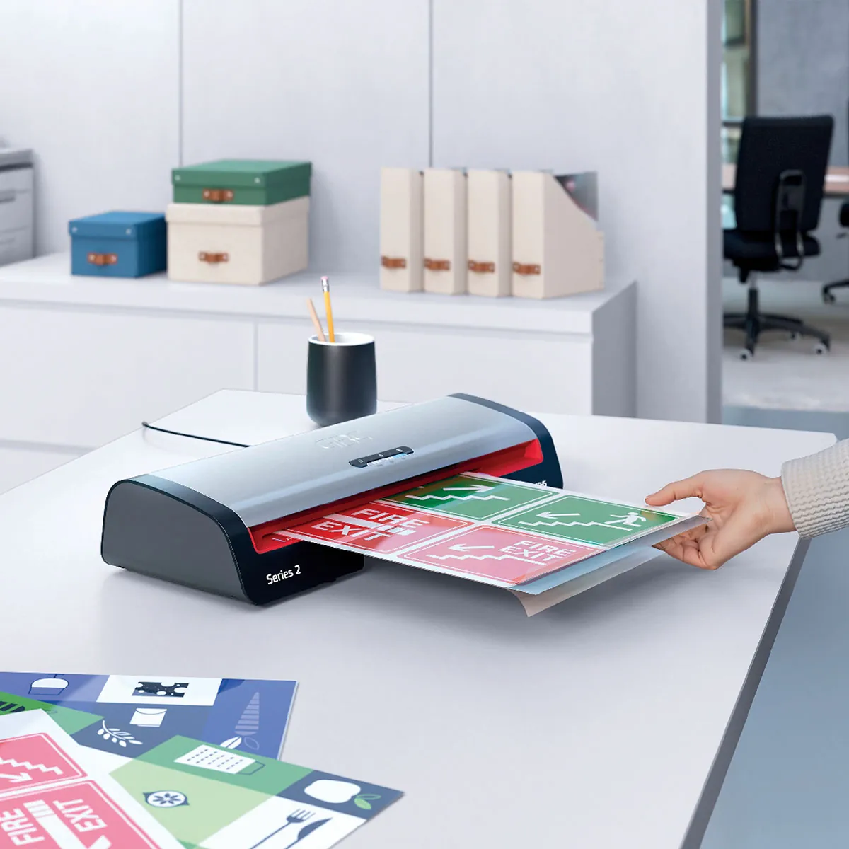 Plastifieuse A3 GBC 250HS haute vitesse 75 à 125 microns - Plastifieuses-2