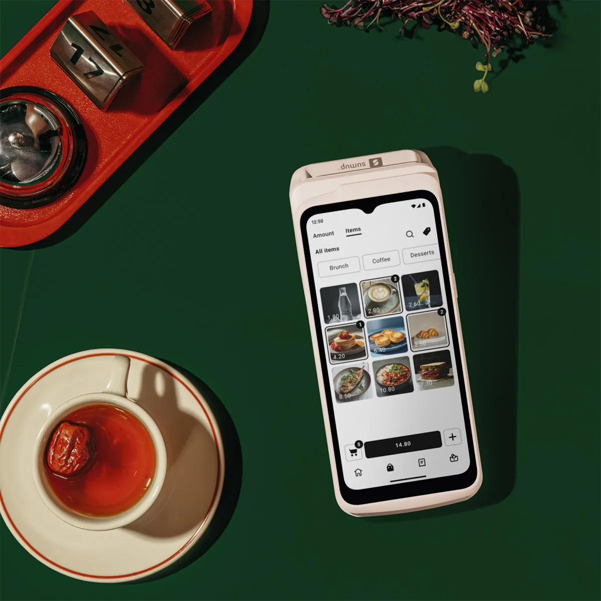 Terminal de paiement SumUp tout-en-un gestion des commandes + imprimante - Encaissement mobile-2