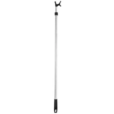 Perche à décrocher télescopique L 85 à 150 cm métal - Perches télescopiques, range-cintres