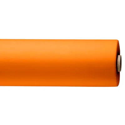 Nappe Airlaid non tissée aspect tissu - Nappe intissée - Nappe jetable - Orange - Rouleau de 1,20 x 15 m - Nappes papier, Nappes jetables