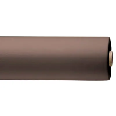 Nappe Airlaid non tissée aspect tissu - Nappe intissée - Nappe jetable - Chocolat - Rouleau de 1,20 x 15 m - Nappes papier, Nappes jetables