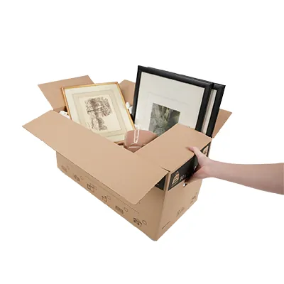 Caisse carton - Caisse américaine carton - Carton déménagement 72L - carton simple cannelure 60 x 40 x 30 cm - Lot de 20 - Caisses américaines cartons-6