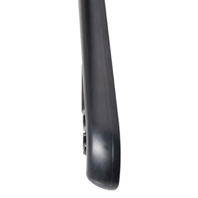 Cintre noir plastique avec barre et crochets 42 cm - Cintre pantalon - Lot de 100 - Cintres plastique-1