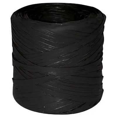 Raphia synthétique noir 200m - Raphias