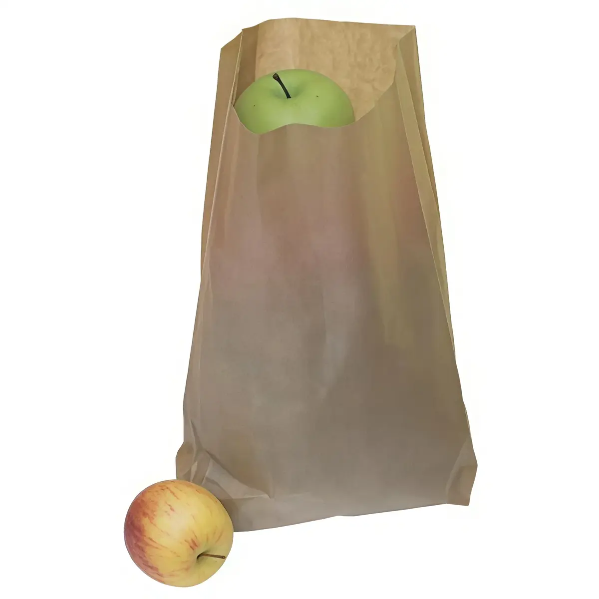 Sac fruits et légumes kraft brun 1kg 14 x 6 x 31 cm - Sac papier primeur - Lot de 1000 - Sacs fruits et légumes