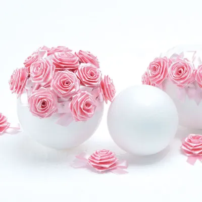 Boule polystyrène ø 8 cm à décorer - Lot de 15 - Accessoires et Objets déco-1