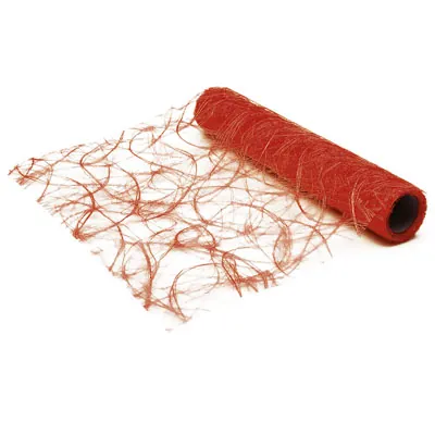 Chemin de table Sizoweb 30 cm x 5 m - Chemin de table intissé - Rouge - Chemins de table jetables, Sets de table papier