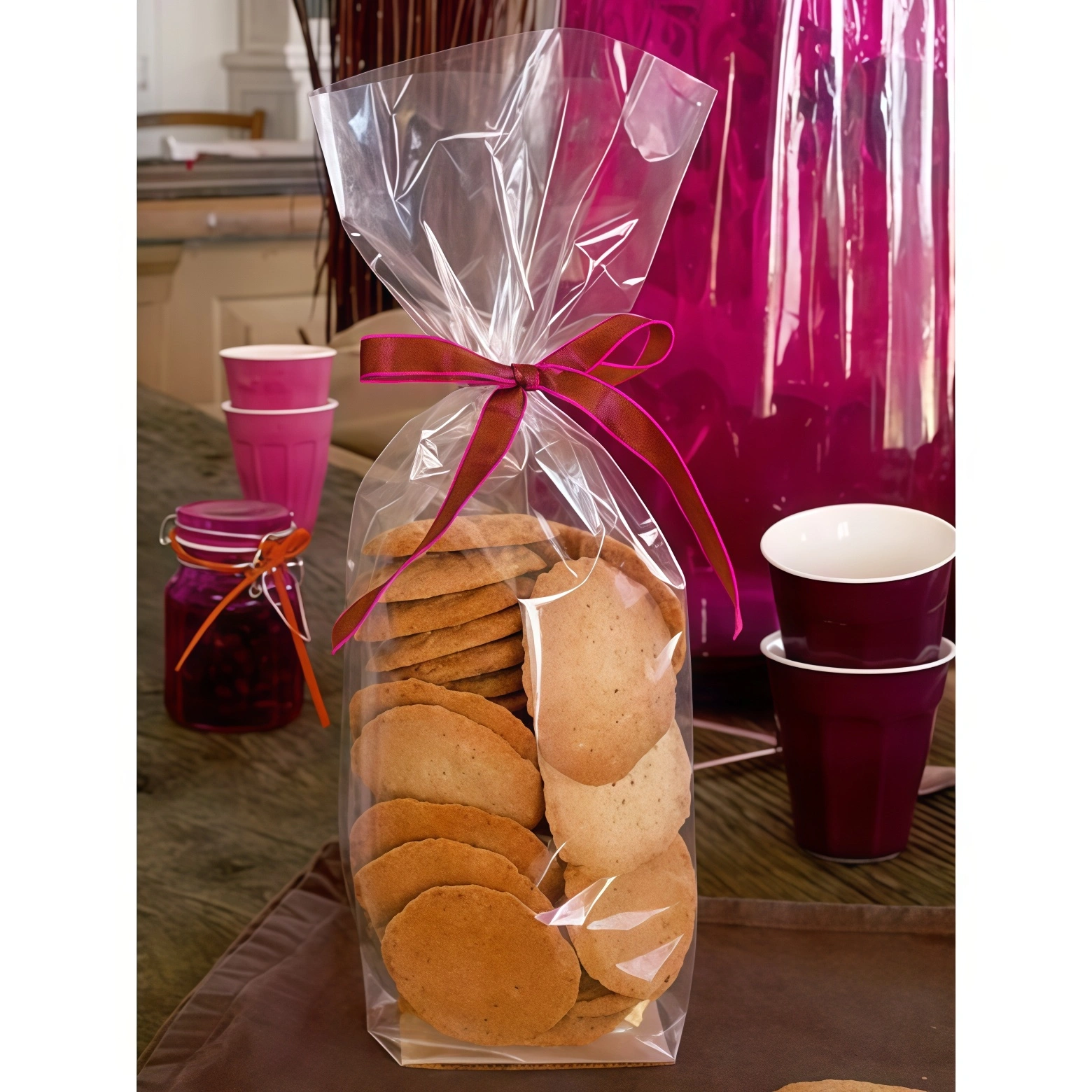 Sachet transparent fond polypro 8 x 15 cm 35µ - Sachet confiserie - Sachet bonbons - Lot de 100 - Sachets bonbon, Sachets confiserie-1
