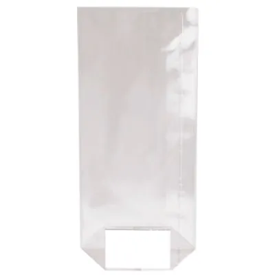 Sachet transparent fond carton 10 x 22 cm polypro 35µ - Sachet confiserie - Sachet bonbons - Lot de 100 - Sachets bonbon, Sachets confiserie-2