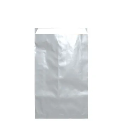 Pochette cadeau papier couché Argent 18 x 6 x 33,5 cm - Sachet papier - Lot de 250 - Pochettes cadeaux unies