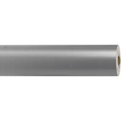 Papier cadeau argent uni couché blanc 70 cm x 50 m 60 g/m² – le rouleau - Papiers cadeaux unis