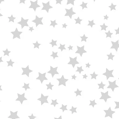 Film fleuriste - Film polypropylène Étoiles blanches 80 cm x 120 m 35 µ - Films polypropylène à motifs-1