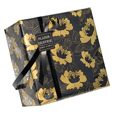 Bolduc noir laqué Laqu'Éclat 10 mm x 225 m - Bolducs unis-1