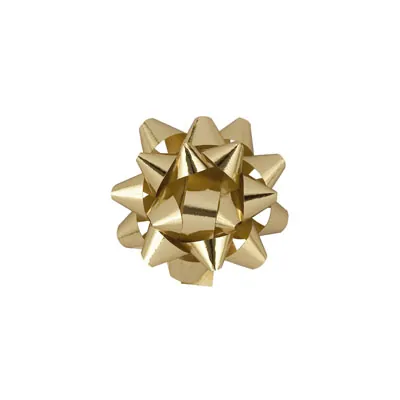 Étoiles adhésives or effet miroir ø 40 mm - paquet de 76 - Étoiles adhésives, Noeuds à tirer