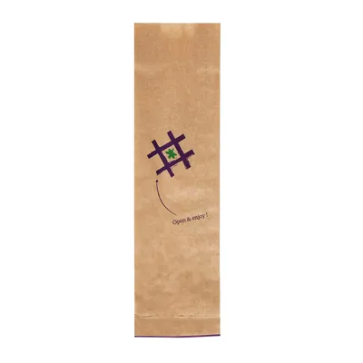 Sac sandwich papier kraft brun 10 x 6 x 34 cm - Sachet sandwich - Lot de 1000 - Emballage sandwich-1