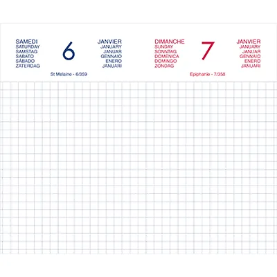 Agenda journalier de chantier 2026 15 x 9 cm, 1 jour par page - Agendas-Répertoires-5