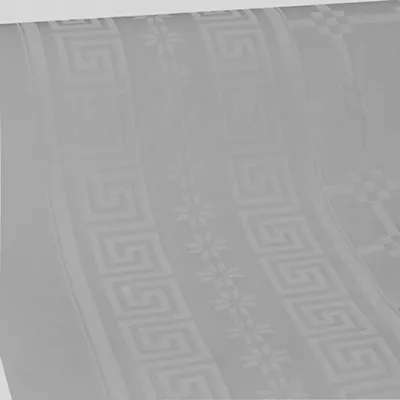 Nappe damassée déperlante - Nappe jetable - Nappe papier - Gris béton - Rouleau de 1,18 x 25 m - Nappes papier, Nappes jetables-1
