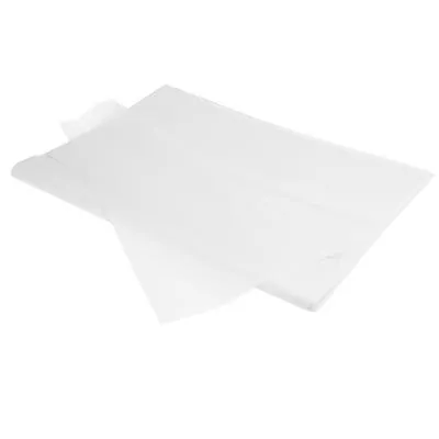 Papier de soie blanc 18 g/m², feuilles de 50 x 65 cm, rame de 500 feuilles - Papiers de soie