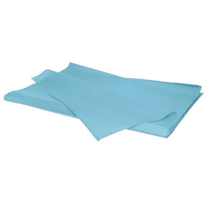 Papier de soie bleu arctique 17g/m² 50 x 75 cm, 240 feuilles - Papiers de soie