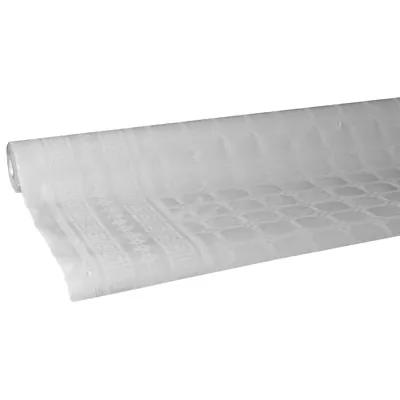 Nappe damassée déperlante - Nappe jetable - Nappe papier - Argent - Rouleau de 1,18 x 25 m - Nappes papier, Nappes jetables