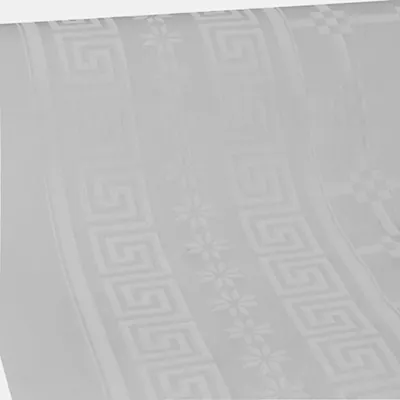 Nappe damassée déperlante - Nappe jetable - Nappe papier - Argent - Rouleau de 1,18 x 25 m - Nappes papier, Nappes jetables-1