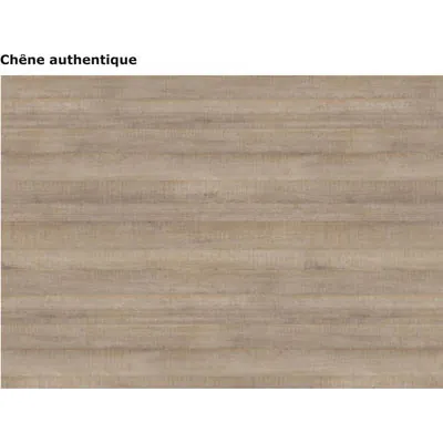 Habillage haut et bas pour comptoir chêne authentique gris 60 cm - Ligne Global-1