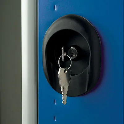 Vestiaire atelier salissant gris / bleu 40 x 50 x 180 cm - Vestiaires-8