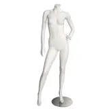 Mannequin femme, sans tête, main gauche sur la hanche