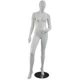 Mannequin femme, finition laquée, main gauche sur la hanche