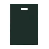 Sac plastique poignées découpées renforcées PEBD 55µ 35 x 45 x 4 cm - Noir - Lot de 100