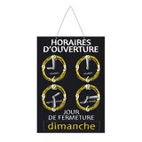 Panneaux horaires “Rondo”